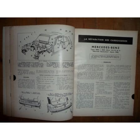 200 250 Revue Technique Carrosserie Mercedes
