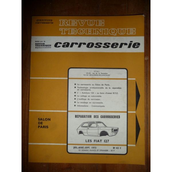 127 Revue Technique Carrosserie Fiat