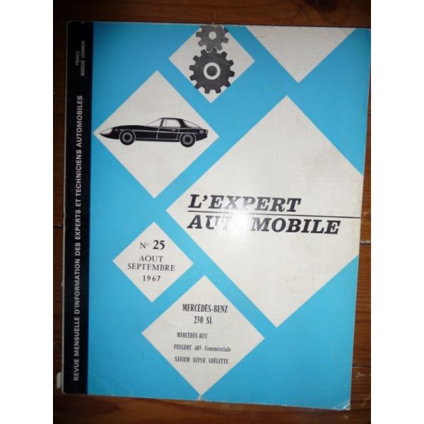 230 SL Revue Technique Mercedes