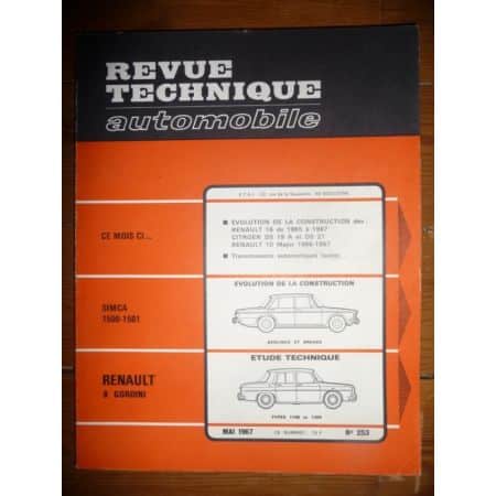 R8 Gord Revue Technique Renault