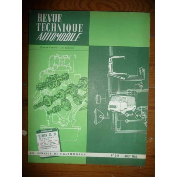 DS 21 Revue Technique Citroen
