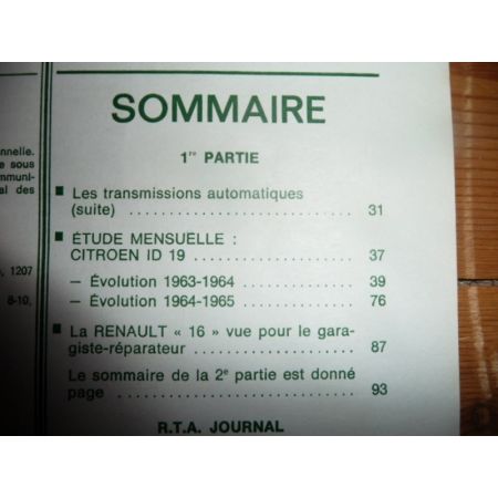 ID 19 63-65 Revue Technique Citroen