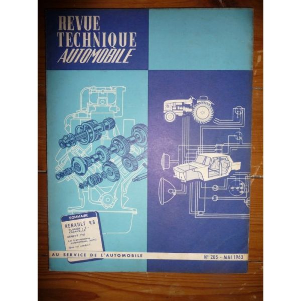 R8 Floride Caravelle Revue Technique Renault