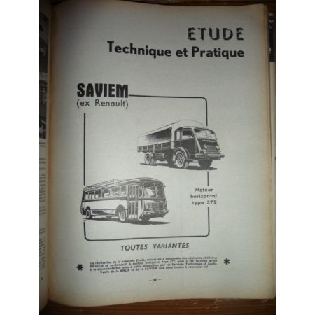 572 Revue Technique PL Man Saviem Renault