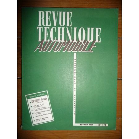 Corvair Revue Technique Chevrolet
