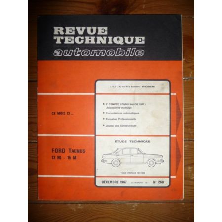 Taunus 12M 15M Revue Technique Ford