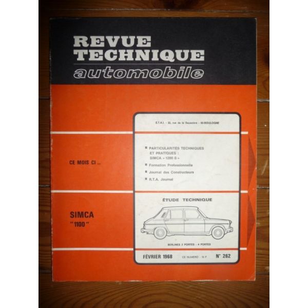 1100 Revue Technique Simca Talbot