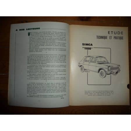 1100 Revue Technique Simca Talbot