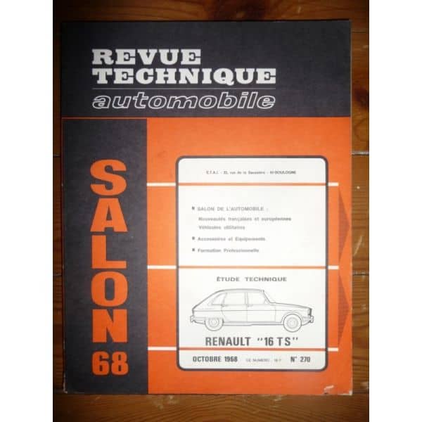 R6 TS Revue Technique Renault