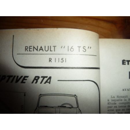 R6 TS Revue Technique Renault