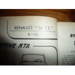 R6 TS Revue Technique Renault