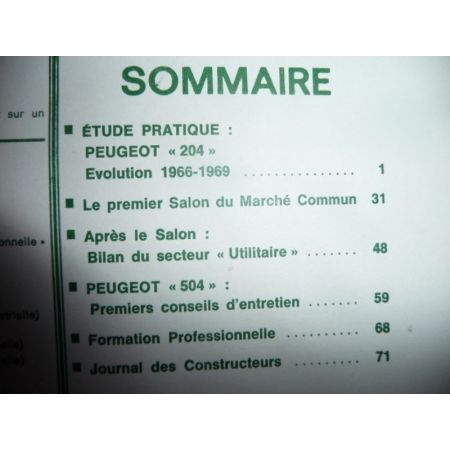 204 66-69 Revue Technique Peugeot