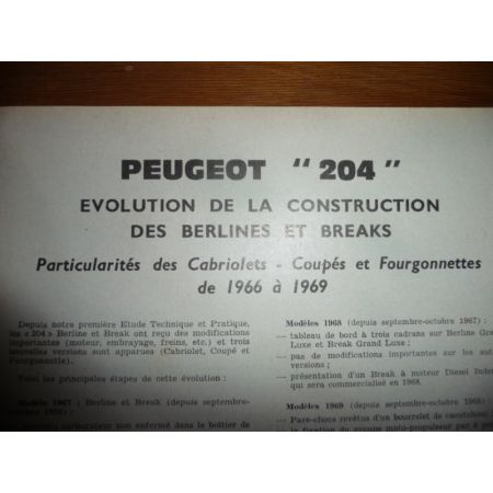 204 66-69 Revue Technique Peugeot