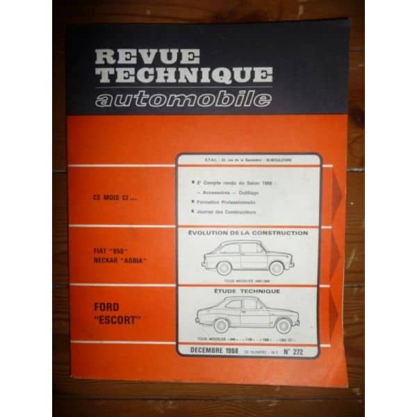 Escort Revue Technique Ford