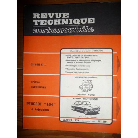 504 Inj Revue Technique Peugeot