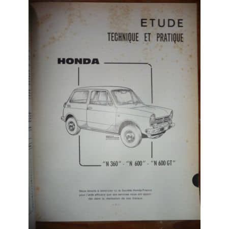N360 N600 Revue Technique Honda