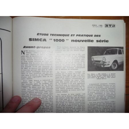 1000 Revue Technique Simca Talbot