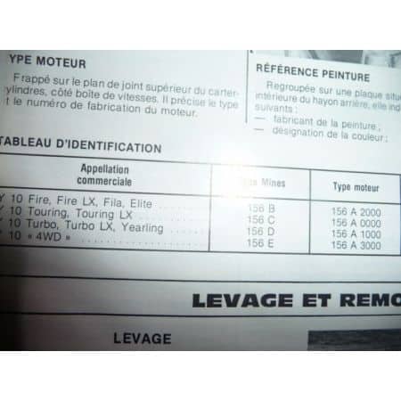 Y10 Revue Technique Autobianchi