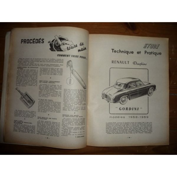 RENAULT FREGATE GORDINI R1091 1958 & 1959