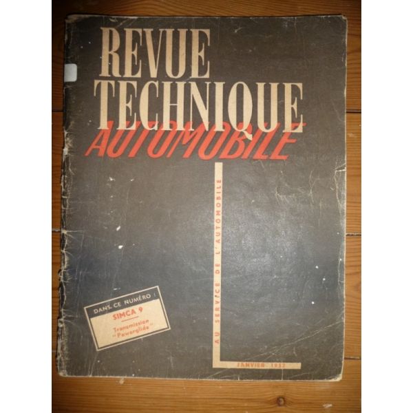 9 Aronde Revue Technique Simca Talbot
