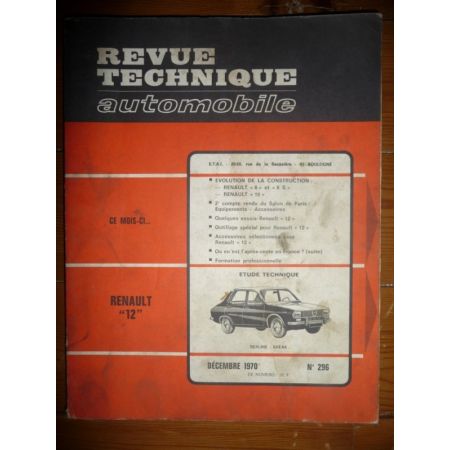 R12 L TL BK Revue Technique Renault