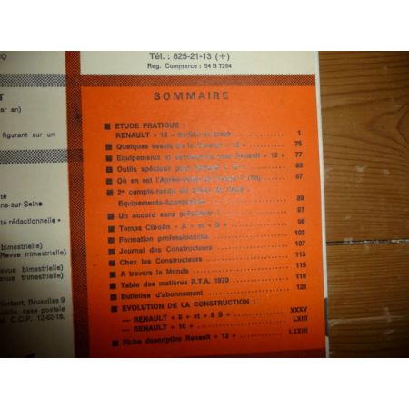 R12 L TL BK Revue Technique Renault