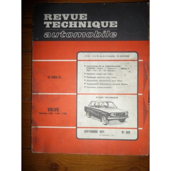 142 144 145 Revue Technique Volvo