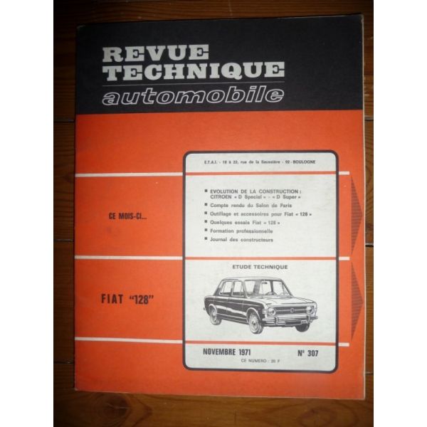 128 Revue Technique Fiat