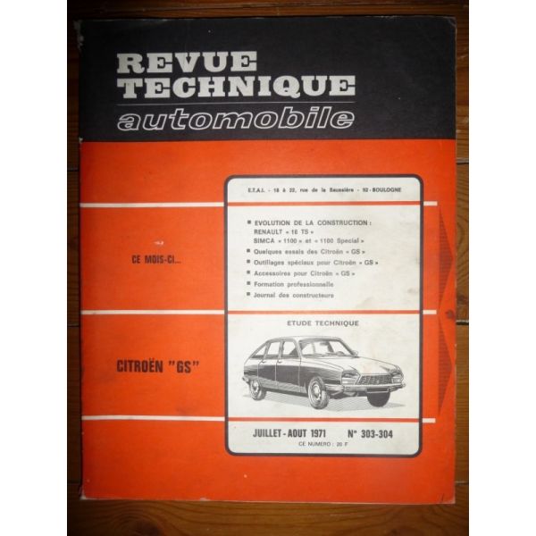 GS Revue Technique Citroen