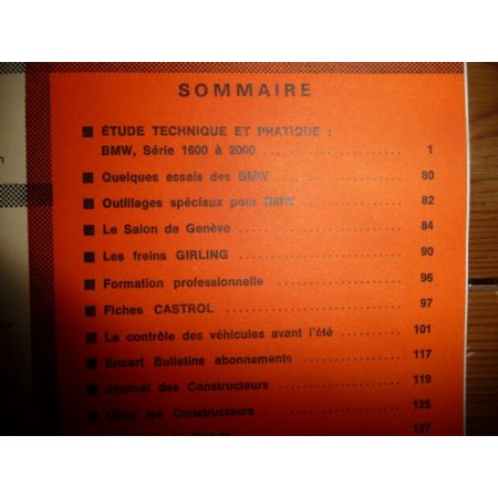 1600 2000 Revue Technique Bmw