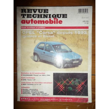 Corsa B 93- Revue Technique Opel