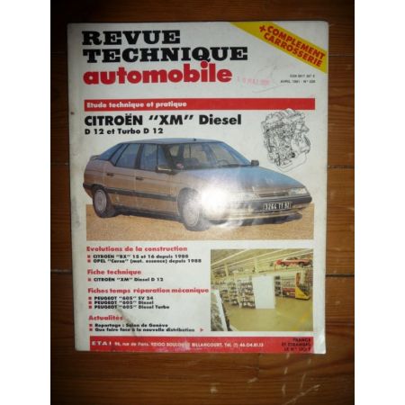 XM D12 TD12 Revue Technique Citroen