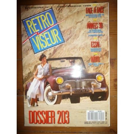 203 Revue Retro Viseur Peugeot