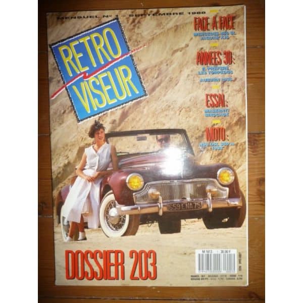 203 Revue Retro Viseur Peugeot