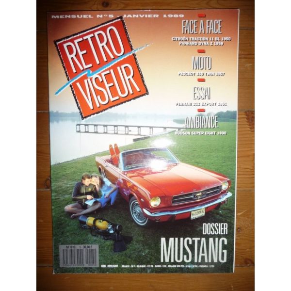 MUSTANG Revue Retro Viseur Ford