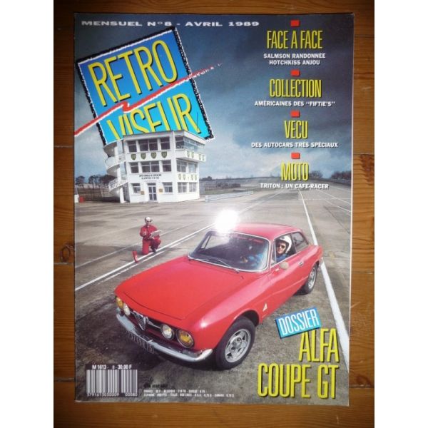 $$$ Revue Retroviseur N°8 Alfa Coupe GT  Salmson Randonnee  Triton  Hotchkiss An 