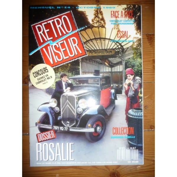 CITROEN ROSALIE Revue Retro Viseur