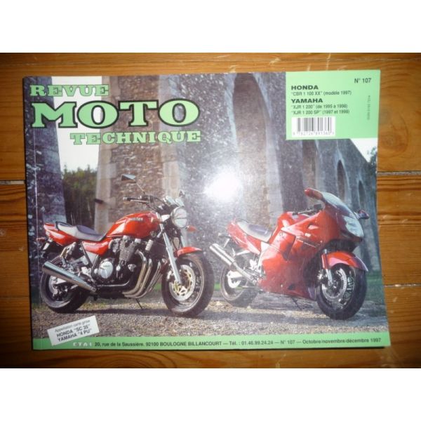 CBR1100 XJR Revue Technique moto Honda Yamaha