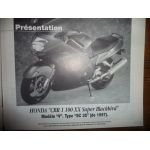 CBR1100 XJR Revue Technique moto Honda Yamaha