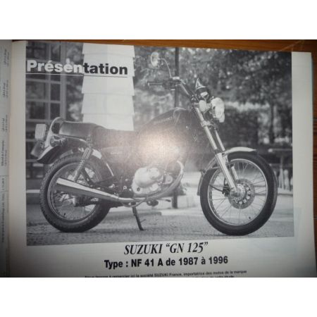 GN125 TDM850 Revue Technique moto Suzuki Yamaha