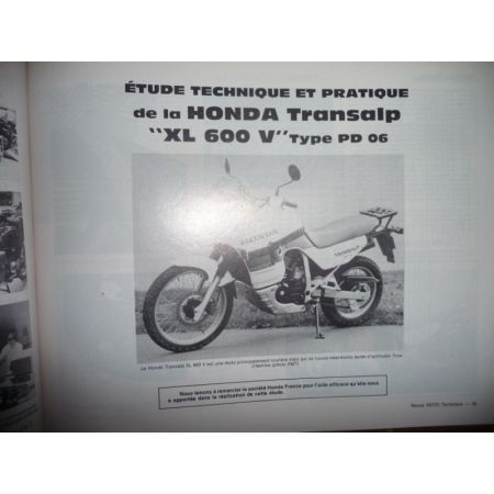 transalp KMX125 Revue Technique moto Honda Kawasaki