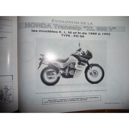 transalp KMX125 Revue Technique moto Honda Kawasaki