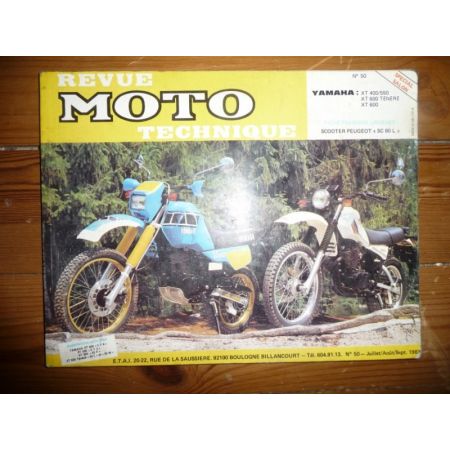 XT 400 550 600 Revue Technique moto Yamaha