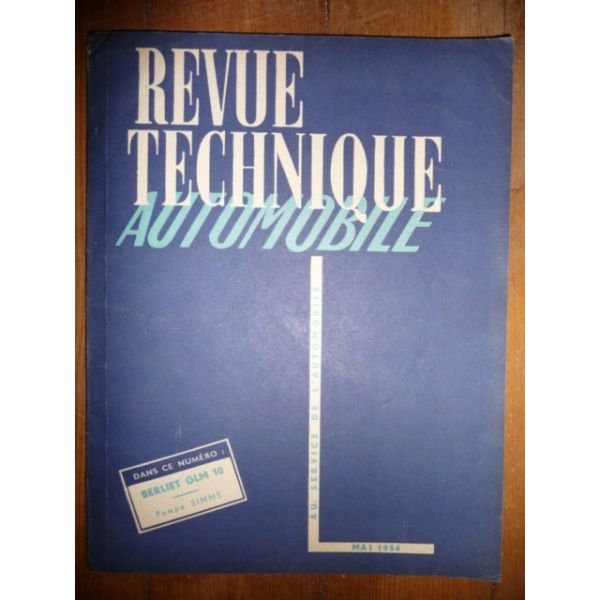 GLM10 Revue Technique PL Berliet