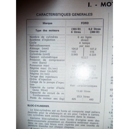 D0610 à D1311 Revue Technique PL Ford