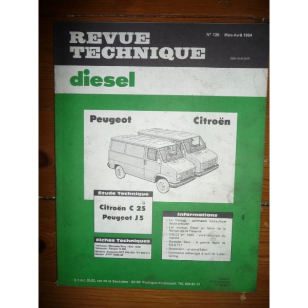 C25 J5 Revue Technique Citroen Peugeot