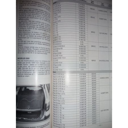 Evol 406 Die 97- Revue Technique Peugeot